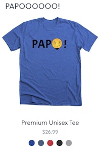 papao premium unisex tee